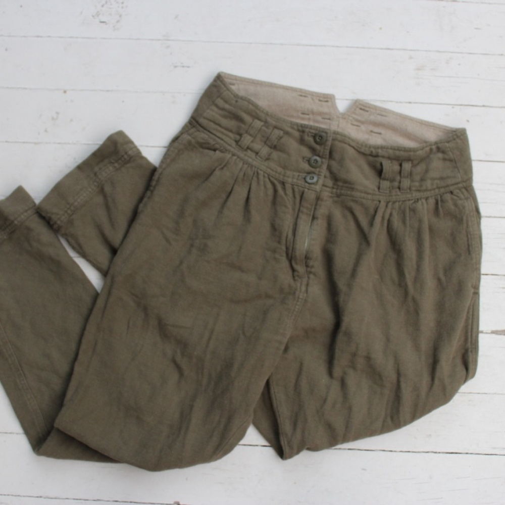 Free People Olive Green Pant Size 8
